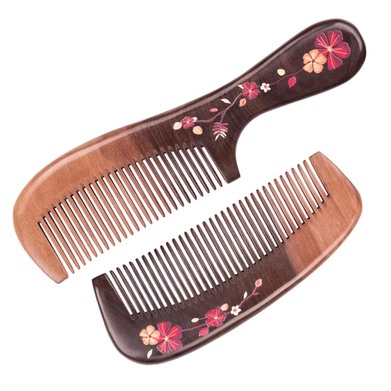 Beavorty 6pièces Peigne Sculpté Anti- Pour Cheveux De Peigne De Massage Et Usage Salon Ou Extérieur