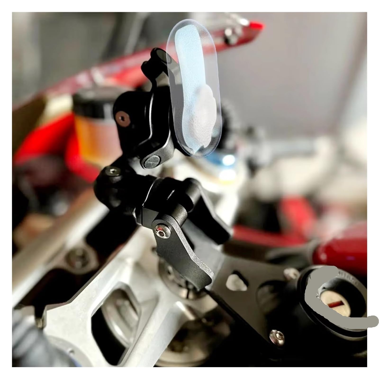 Soporte Ajustable Teléfono para D&ucati para Panigale V2 V4 1299 1199 959 899 Motocicleta Soporte para Teléfono Navegación Soporte GPS Soporte Manillar con GPS