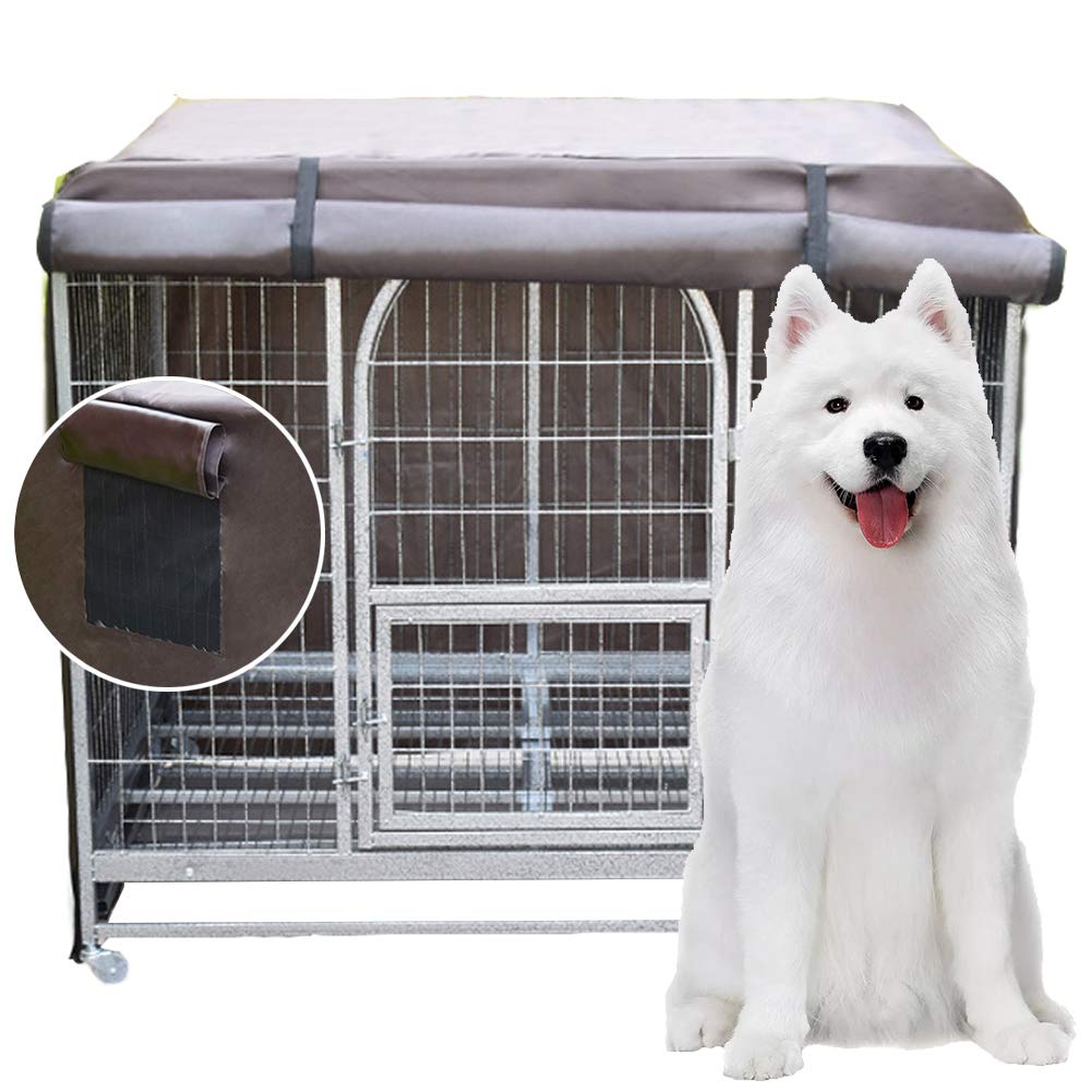 Housse de cage pour chien Oxford durable bâche de protection extérieure
