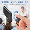 QZT Voice Recorder, Compact, 16GB Large Capacity, 15 Hours Continuous Recording, 192 Hours Recording Storage, Voice Recorder, Long Recording Time, IC Recorder, Voice Detection, OTG Support, One-Button