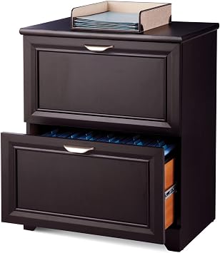 Realspace Magellan 23-1/2"W x 16-9/16"D Lateral 2-Drawer File Cabinet, Espresso