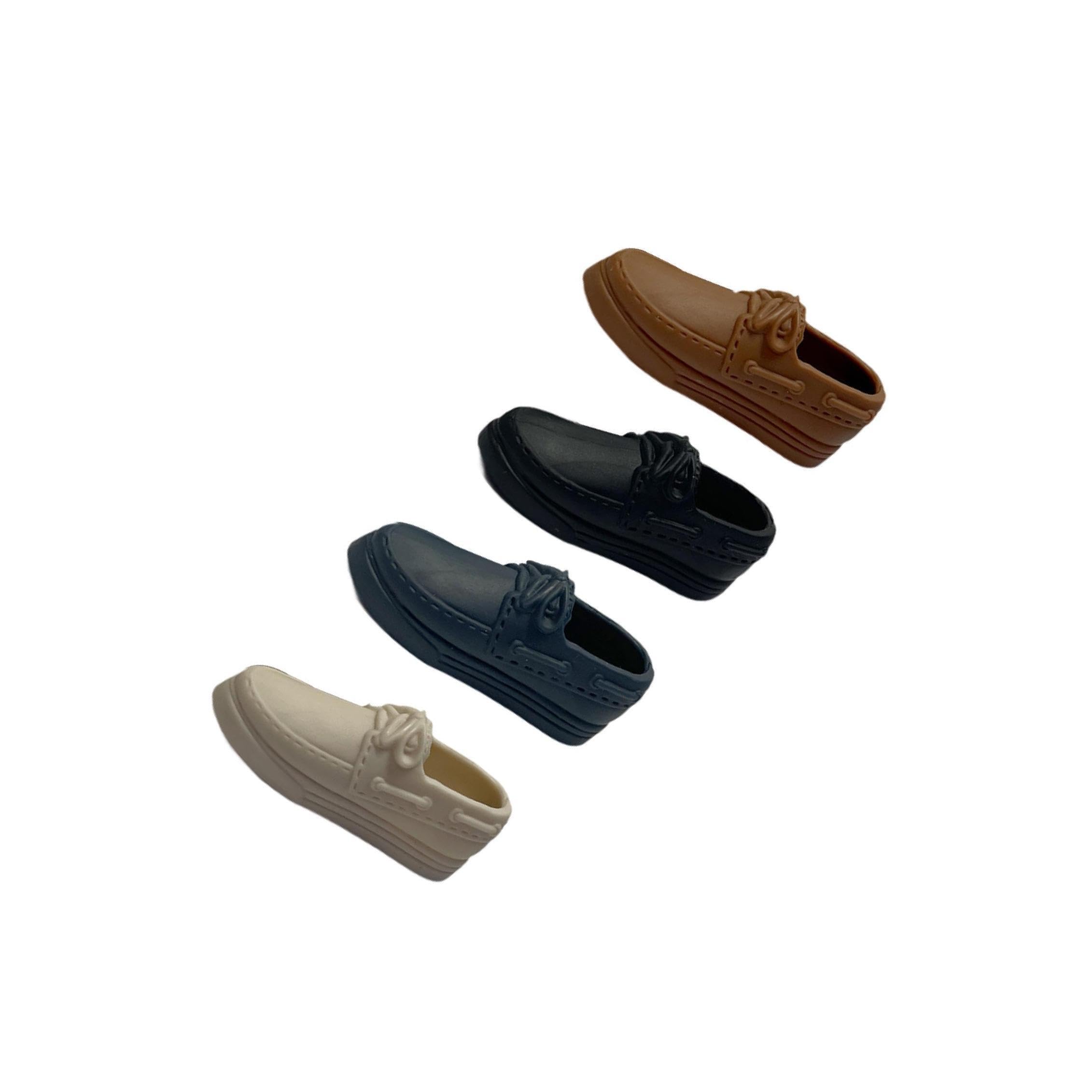 kesurpae 1/6 Scale Shoes Action Figure Accessories Fitment Comfortable Touching Boots Male Dolls and Figures 1/6 Scale Figures Shoes.Suitable for Most Male Jointed, Style C
