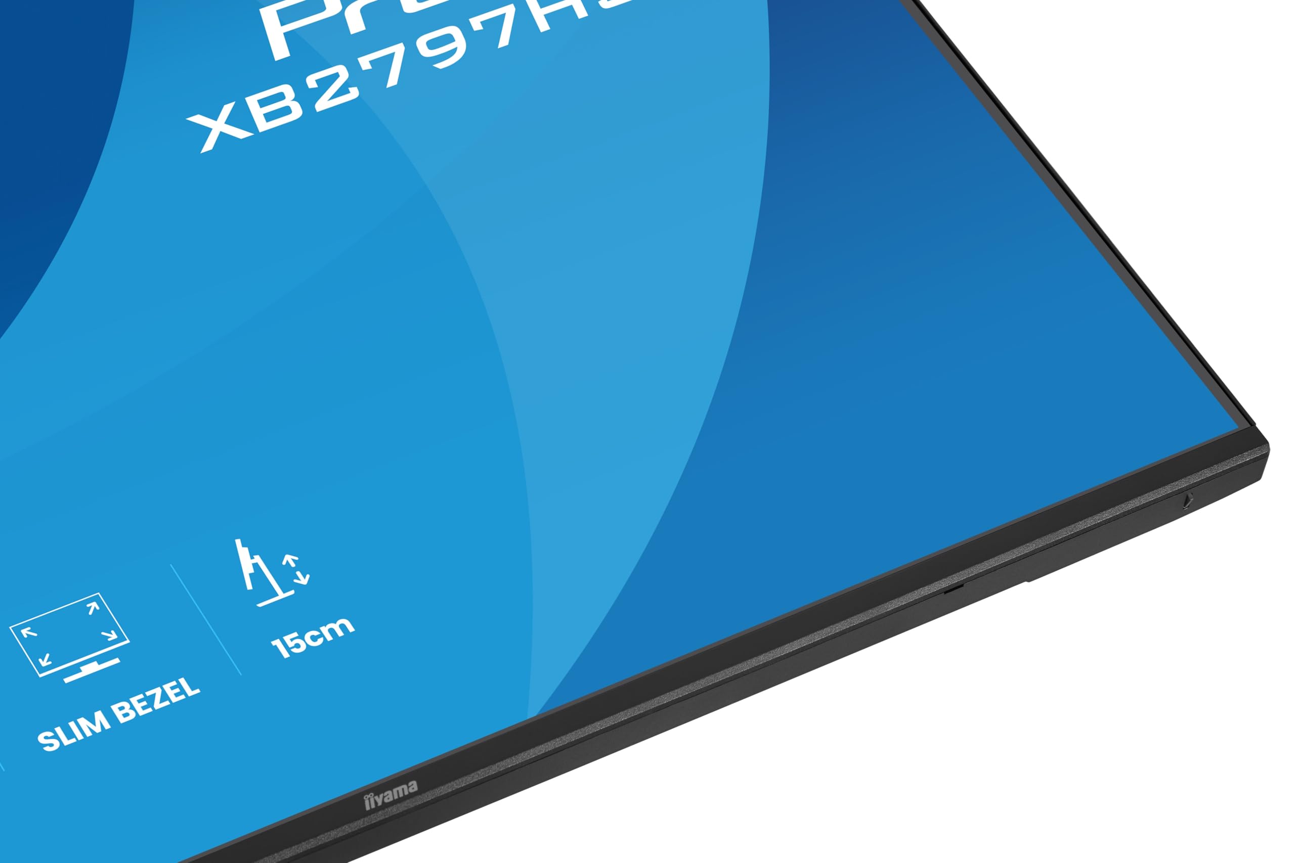 iiyama Prolite XB2797HSU-B1 68,6cm 27" IPS LED-Monitor Full-HD 120Hz HDMI DP USB3.2 USB-C Slim-Line Adaptive Sync Höhenverstellung Pivot Energieeffizienzklasse C schwarz
