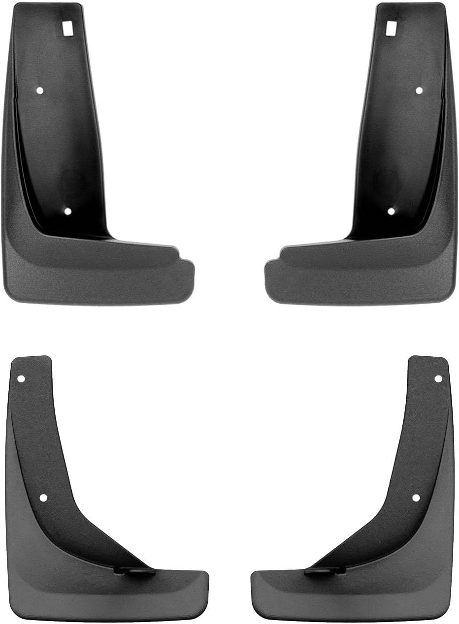 WeatherTech Custom No Drill Splash Guard MudFlaps for Mazda CX-50, Front & Rear Set (110161-120161), Black