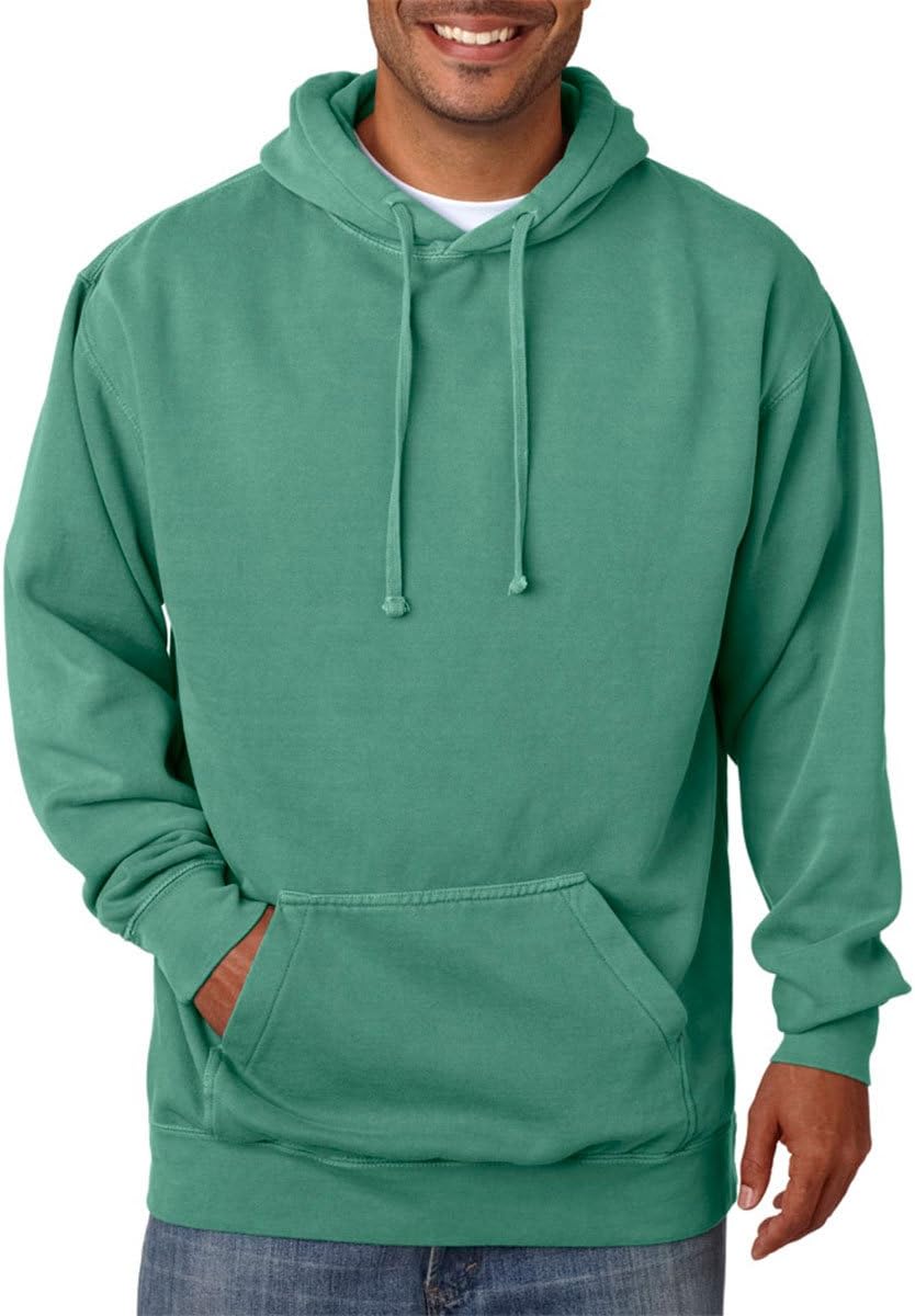 Chouinard Adult Hooded Sweatshirt, Light Green Pgmdye, XXX-Large