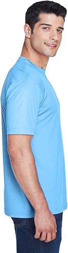 Miniatura 2 de UltraClub Cool & Dry Sport Performance Interlock Tee (8420), Azul Columbia