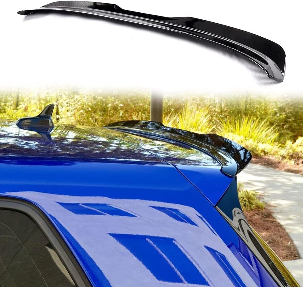 OPASDH Rear Spoiler fits V.o.l.k.s.w.a.g.e.n V.W Golf 7 7.5 MK7 Base/R Line 2014-2018 Customized Carbon Fiber Roof Window Top Wing Lip (Not for GTI&R)