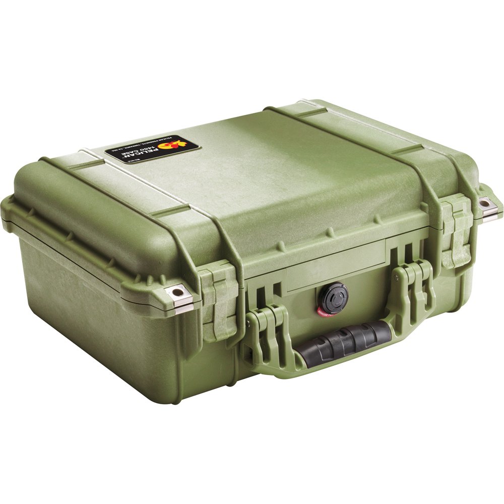 Amazon.com : Pelican 1450 Case No Foam (OD Green) : Diving Dry