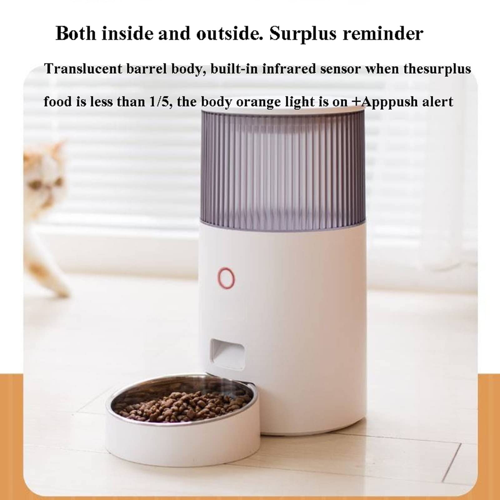 Pet Smart Feeder-Cat automatyczny podajnik karmy dla kotów pomiar czasu ilościowa samoobsługowa maszyna do karmienia psów, 2,5 l,Green