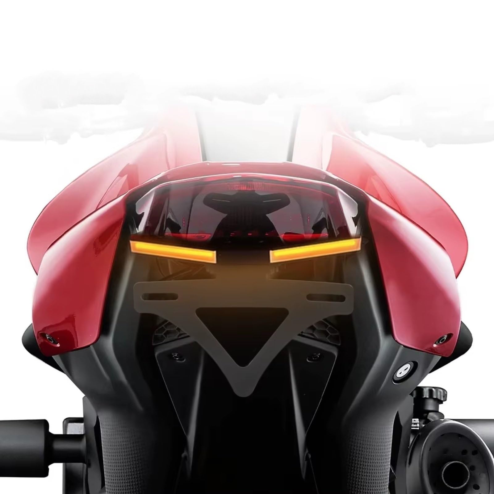 portamatriculas moto Soporte Para Matrícula Trasera De Motocicleta Para Marco Kit Contrapunto Compatible Con Ducati Para Monster 950 2021 2022 2023