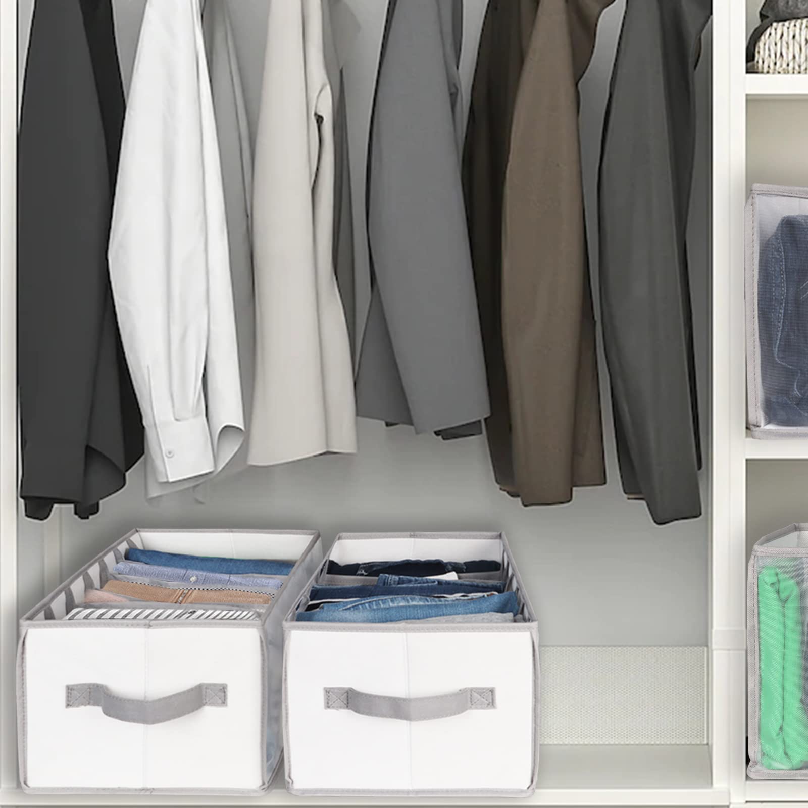 Univivi Organizer Per Vestiti 4 Pezzi: 7 Griglie In Rete, Grande Capacità Per Jeans E Maglioni - 3