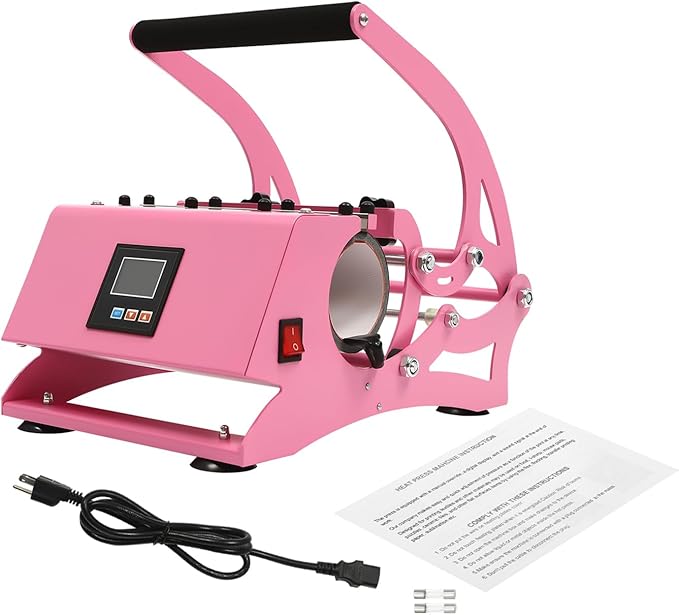 Prensa de Calor para Tazas 30 OZ, Máquina Sublimadora Manual 110V 500W miniatura 7