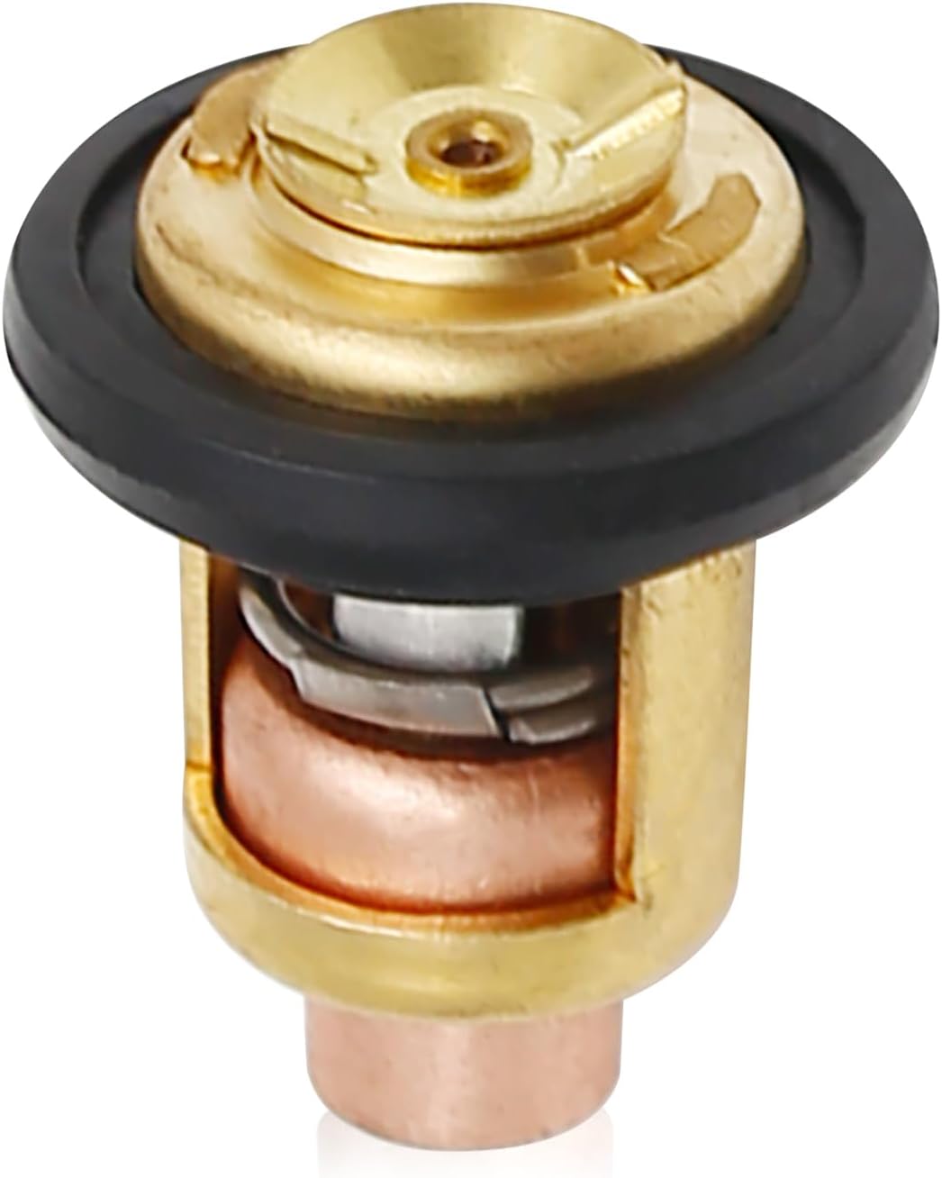 434841 143F Thermostat with Gasket Replacement for Johnson Evinrude 5-235 HP Outboard Replacement for Mercury Mariner 5-235 HP Outboard Replaces 5005440 833072003 18-3672 378065 393659 508626