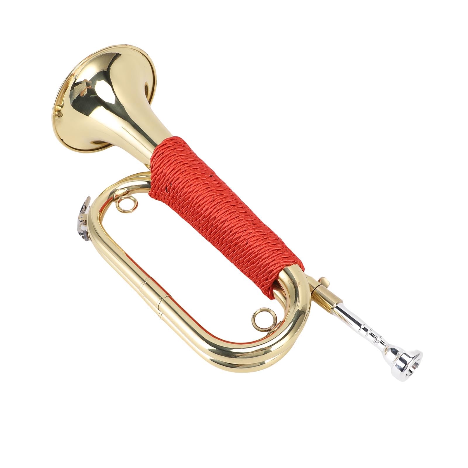 Drfeify Clairon en Laiton de qualité Supérieure, Ton Clair et Brillant, Performance Polyvalente, Kit de Démarrage Complet, Comprend Un Sac de Rangement avec Accessoires pour Groupes Scolaires, Camps