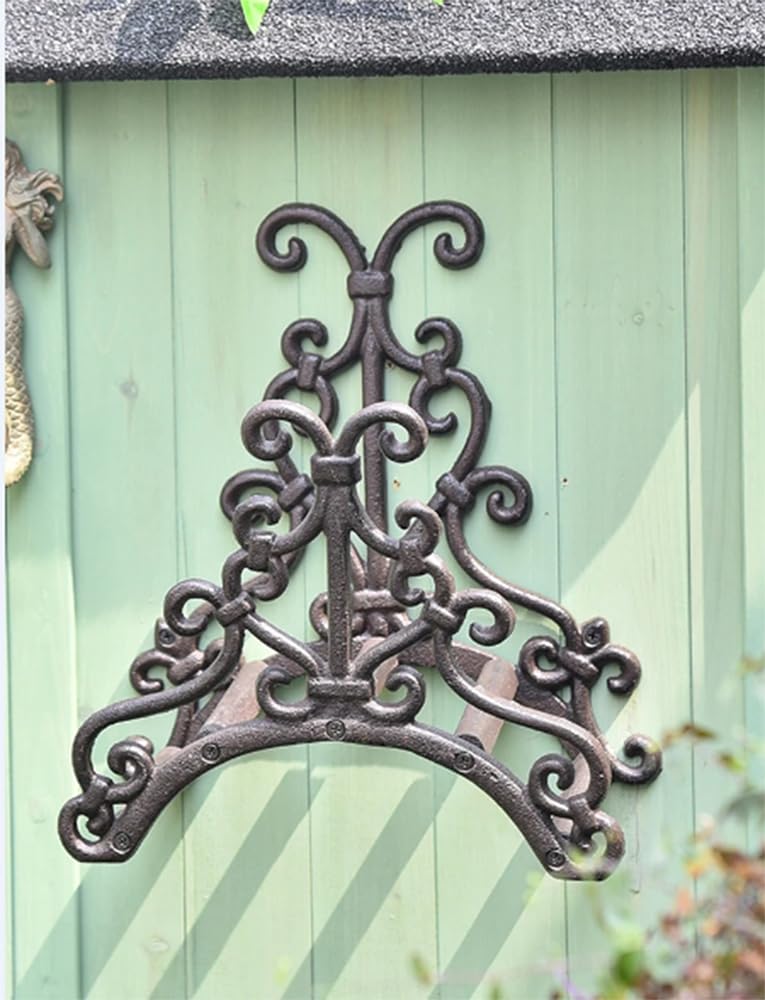 Gancio per Tubo da Giardino, Organizzatore di Cavi a Parete, Gancio per Tubo Flessibile Resistente, Avvolgitubo, Nostalgic Hose Holder