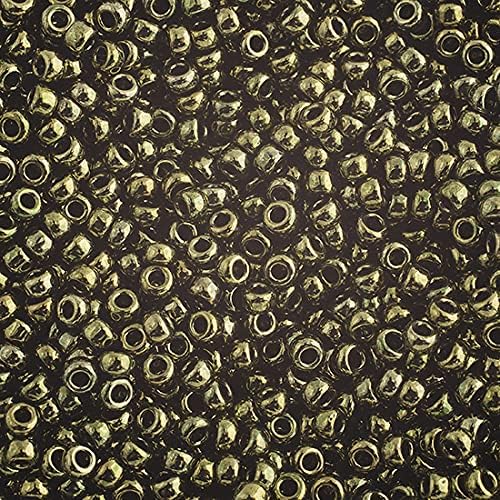 Miyuki Seed Bead 15/0 APX.22g - Metallic Olive Japanese Glass Seed Beads