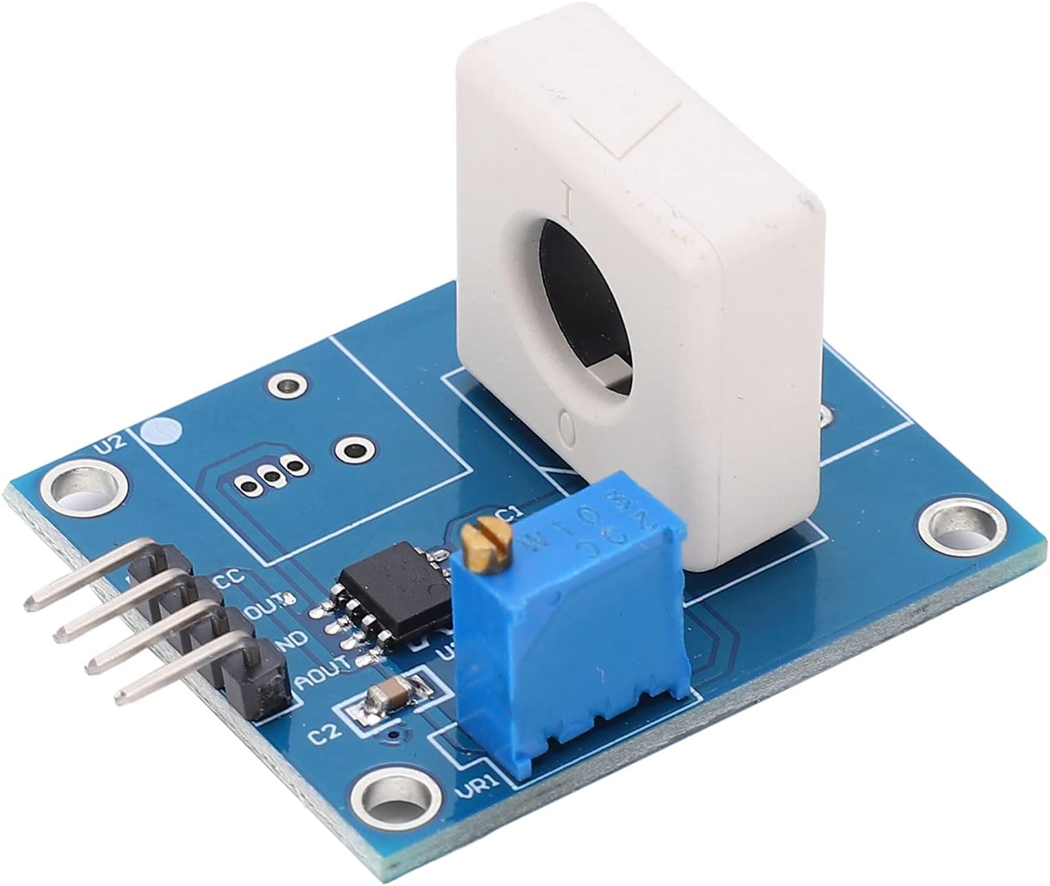 Overcurrent Protection Module, Convenient Hall Current Sensor with Over‑Current Led Signal Indicator for Analog Output