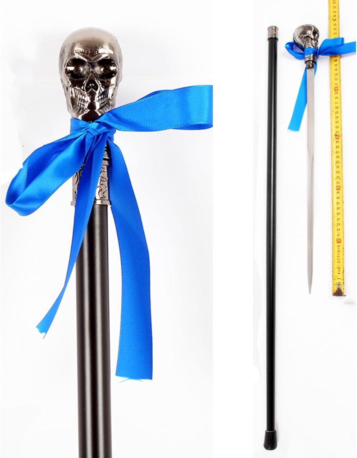 Amazon.co.jp: 黒執事 シエル コスプレ道具 髑髏 杖 剣 剣身がある