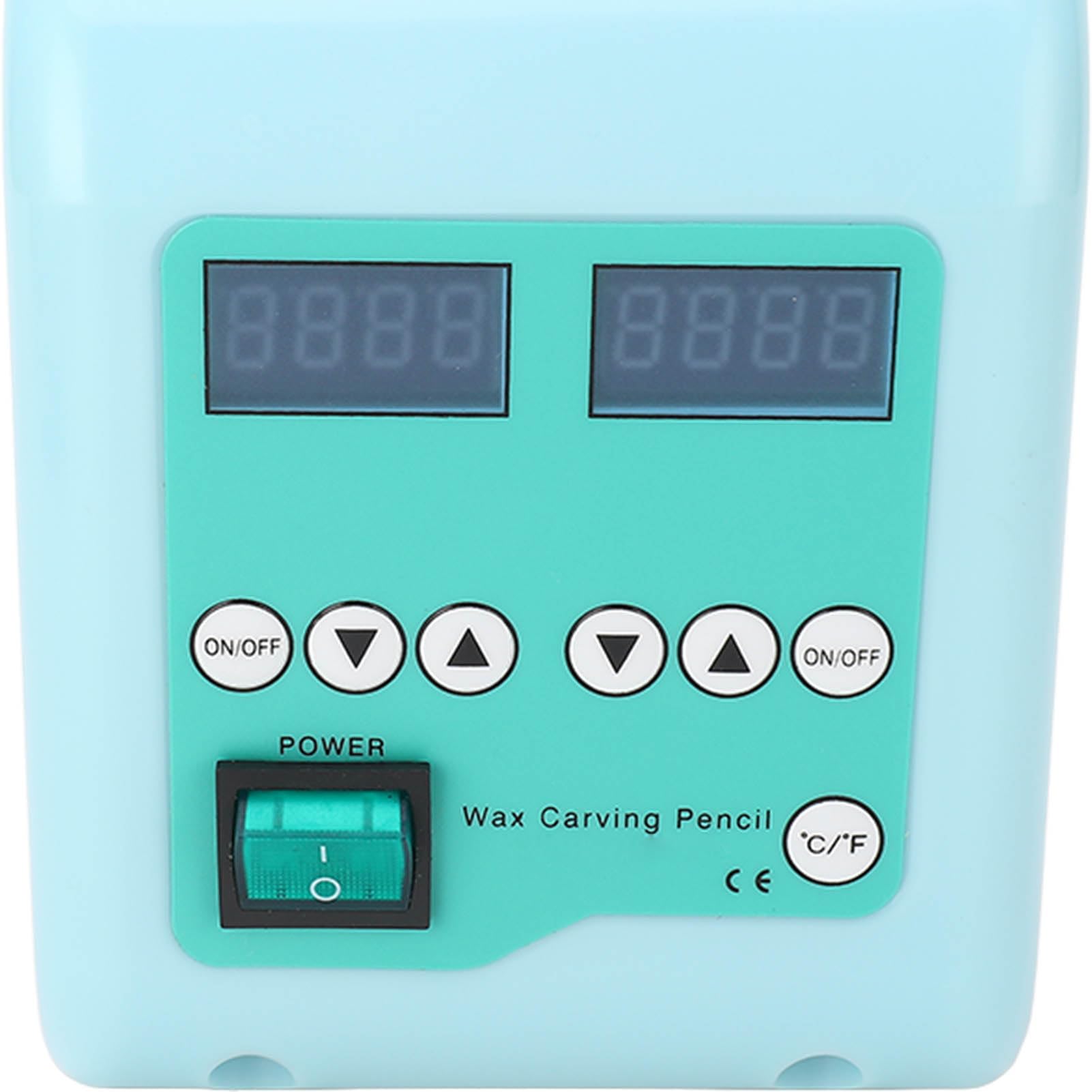 Elektryczna rzeźbiarka do wosku z podwójnym piórem, wyświetlaczem LED i 6 końcówkami do biżuterii i prac laboratoryjnych, zakres napięcia 100–240 V, interfejs wtyczki