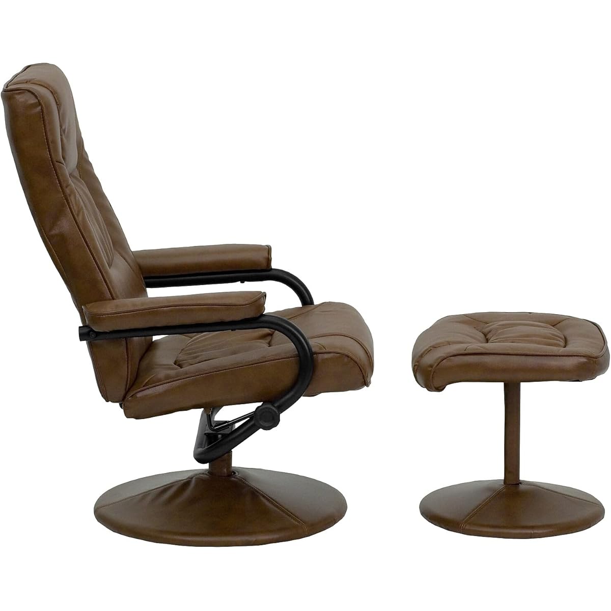 Flash Furniture Contemporary Recliner and Ottoman Set - Thumbnail 2