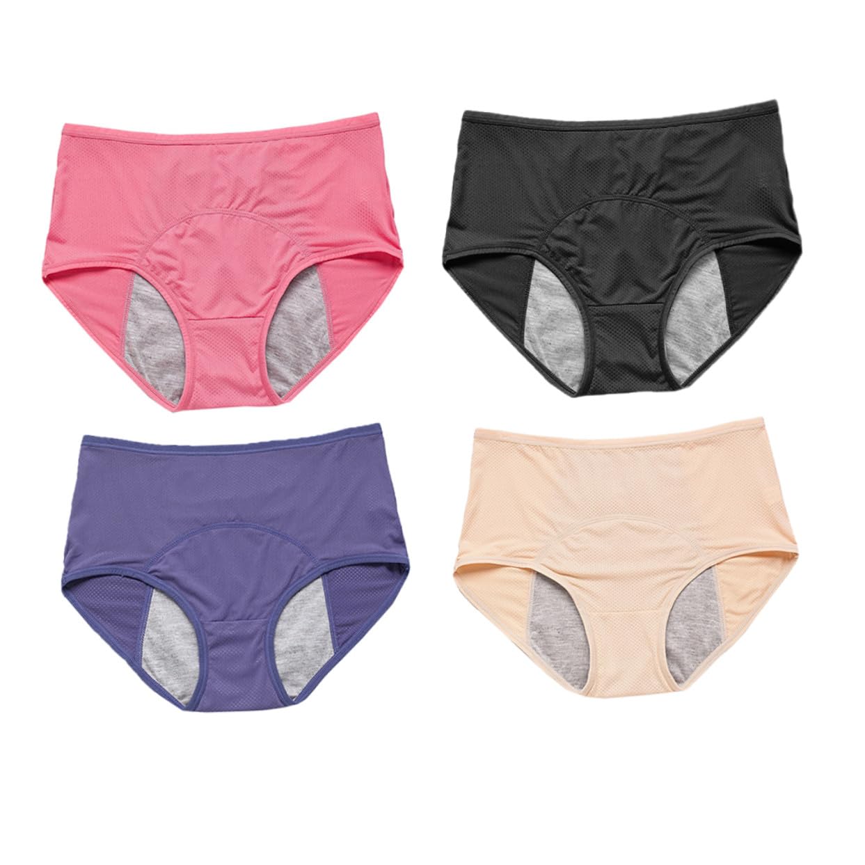 KOMBIUDA Mutande Mestruali Donna a Vita Media l XL 2XL 3XL 4 Pezzi