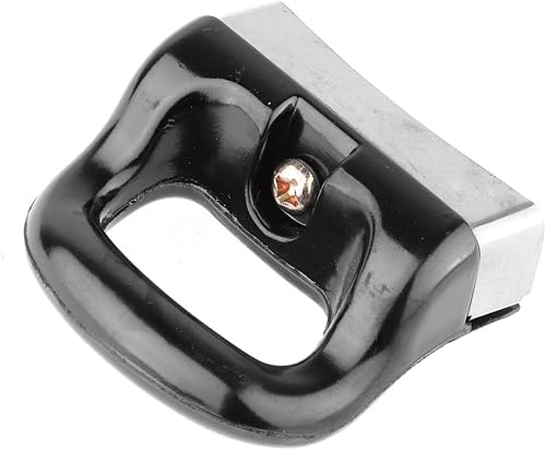 renvena Par de manijas de repuesto para ollas y hornos holandeses (2 piezas, mango de 4 tornillos), color negro, talla única A