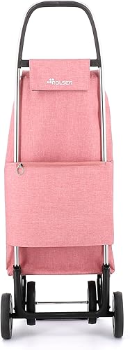 Vista 76 de ROLSER Carrito de compras plegable con ruedas Carro plegable personal plegable para comestibles Duradero y portátil Verde