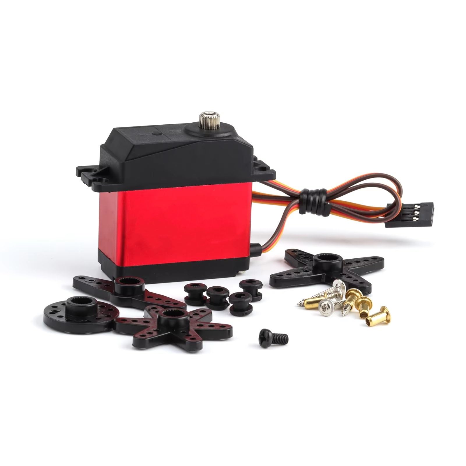 Robot RC para Coche, Barco, Avión, Camión Piezas De Mejora, Accesorios Servo Digital DIY De 35 Kg, 360°, Gran Par, Resistente Al Agua Piezas RC