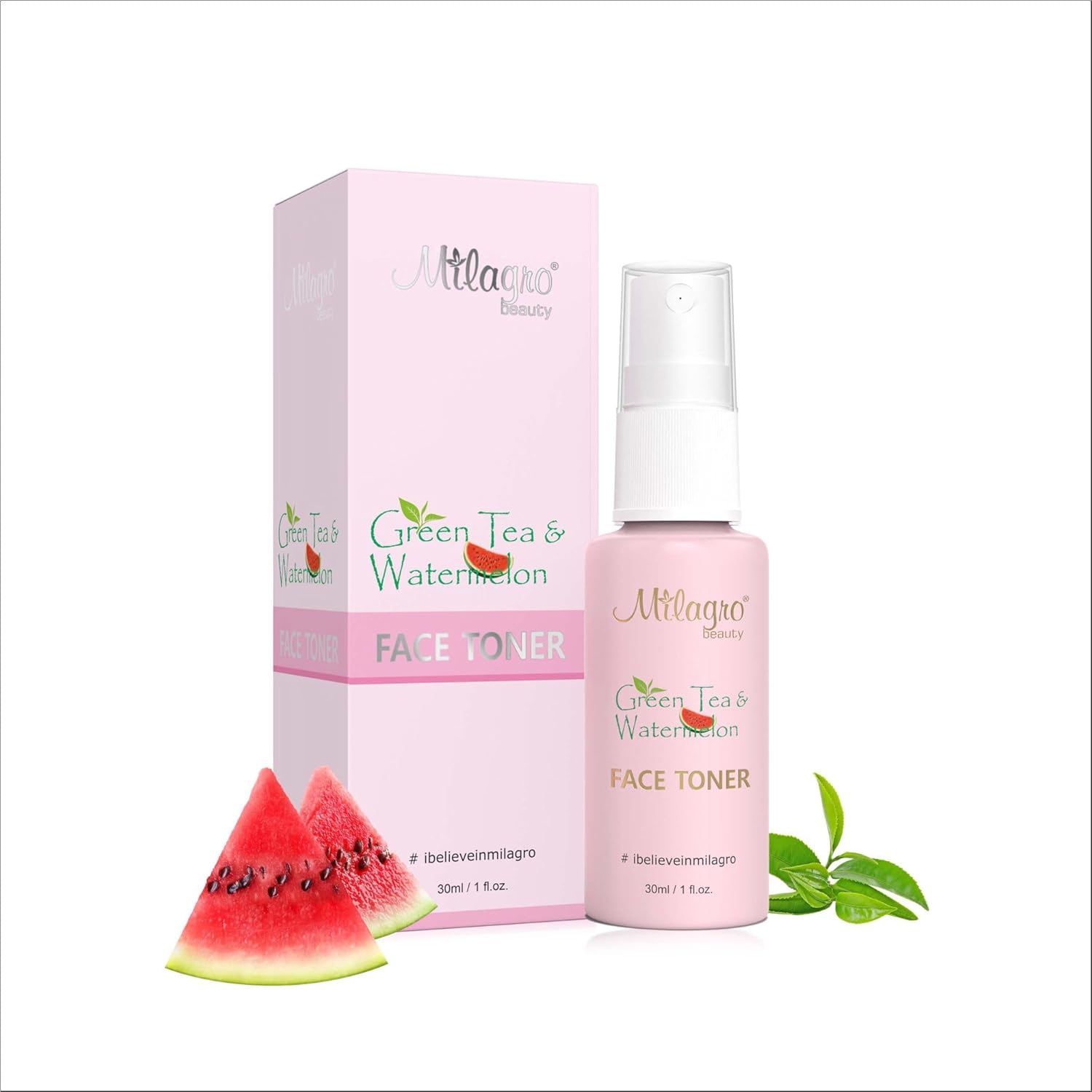 Milagro Beauty Face Toner, Alcohol Free Toner For Fading Blemishes, Brightening & Smoothing Skin, Fragrance-Free & 100% Vegan (30Ml) Milagro Beauty Face Toner, Alcohol Free Toner For Fading Blemishes, Brightening & Smoothing Skin, Fragrance-Free & 100% Vegan (30Ml)