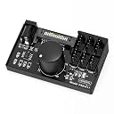 ZORBES 4 Pin 12V PWM Fan Controller 6 Fans Supported, PC Fan Adapter Hub gallery image