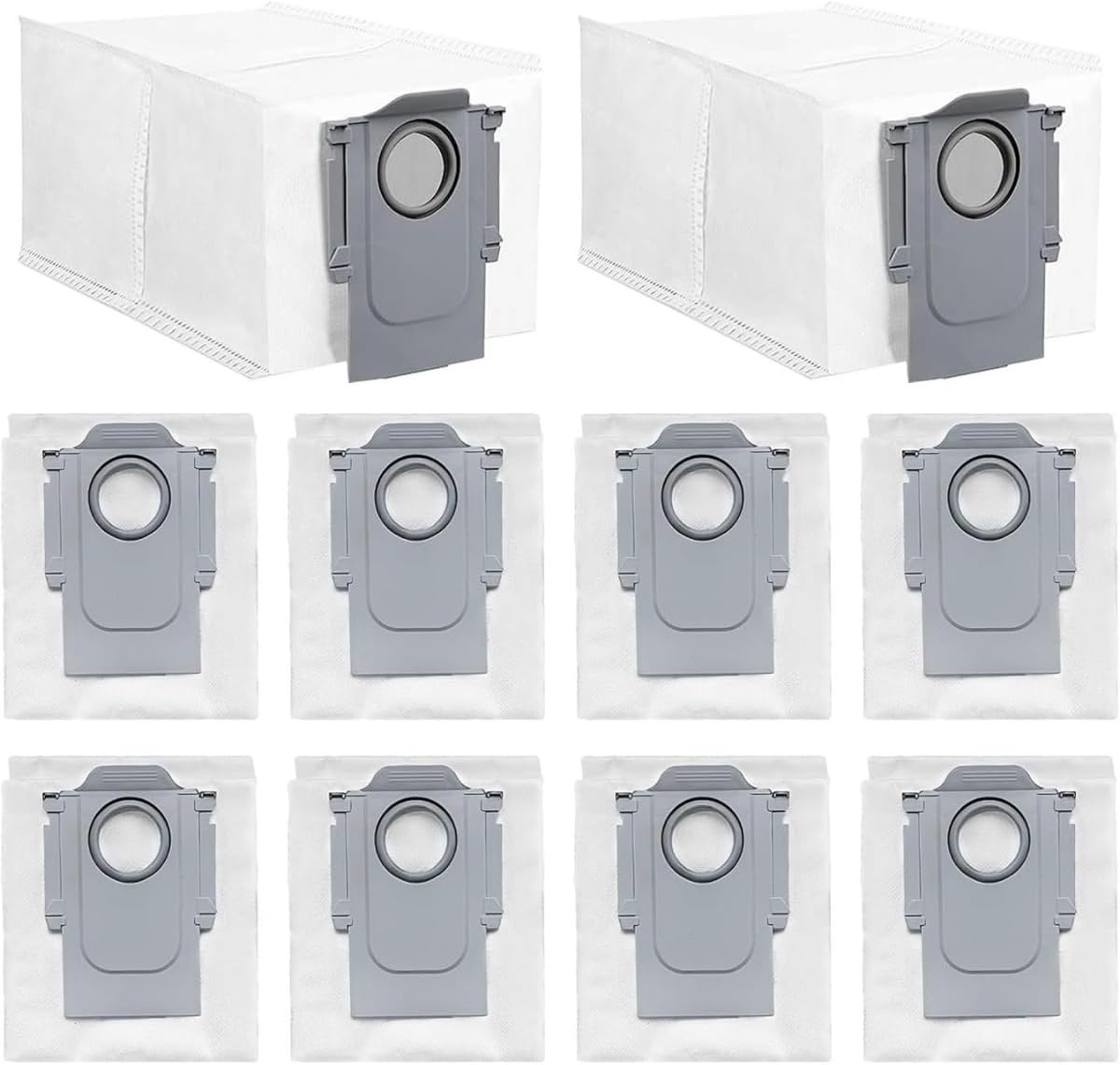 QRevo S/QRevo MaxV/QRevo Pro/Qrevo C/Qrevo L/Qrevo S/Qrevo Curv/Qrevo Master/Qrevo MaxV/Qrevo Plus/Qrevo Slim Roborock ile Uyumlu Toz Çöp Torbası Yedek Parça Aksesuarı Seti-10 Adet