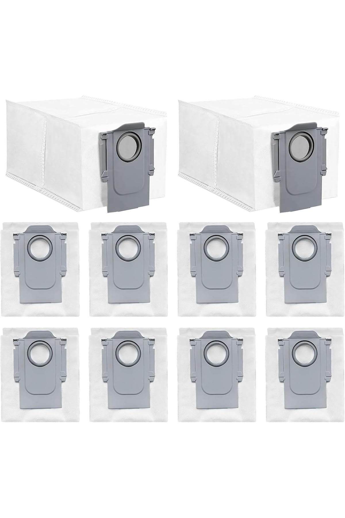 QRevo S/QRevo MaxV/QRevo Pro/Qrevo C/Qrevo L/Qrevo S/Qrevo Curv/Qrevo Master/Qrevo MaxV/Qrevo Plus/Qrevo Slim Roborock ile Uyumlu Toz Çöp Torbası Yedek Parça Aksesuarı Seti-10 Adet
