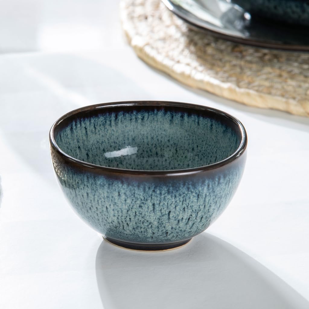 like. by Villeroy & Boch Lave Gris Rice Bowl, Grey, 4.53 in