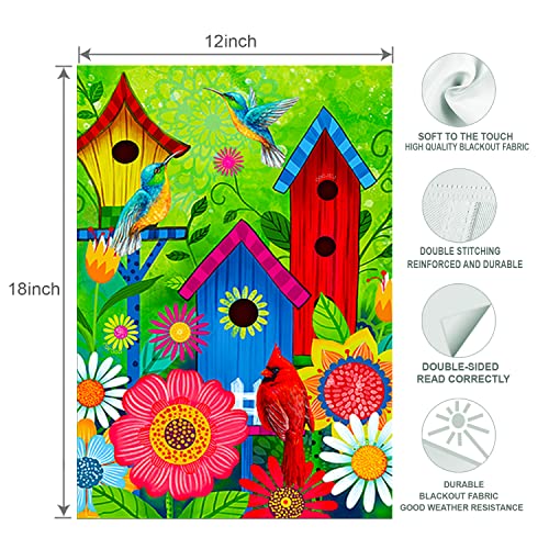 Welcome Spring Summer Bird Outside Vertical Double Sided Garden Flags For All Seasons Cardinal Birdhouse, Bird Yard Flags For Outside… #TOP1