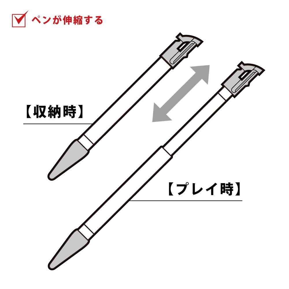 Amazon.co.jp: タッチペンプラス for Newニンテンドー2DS LL