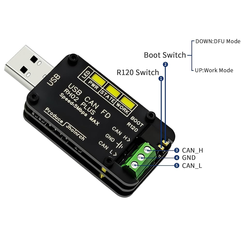 #FR2FISHING × OTHERSELF Can Bud USB to CAN FD Converter Adapter Based on Canable 2.0