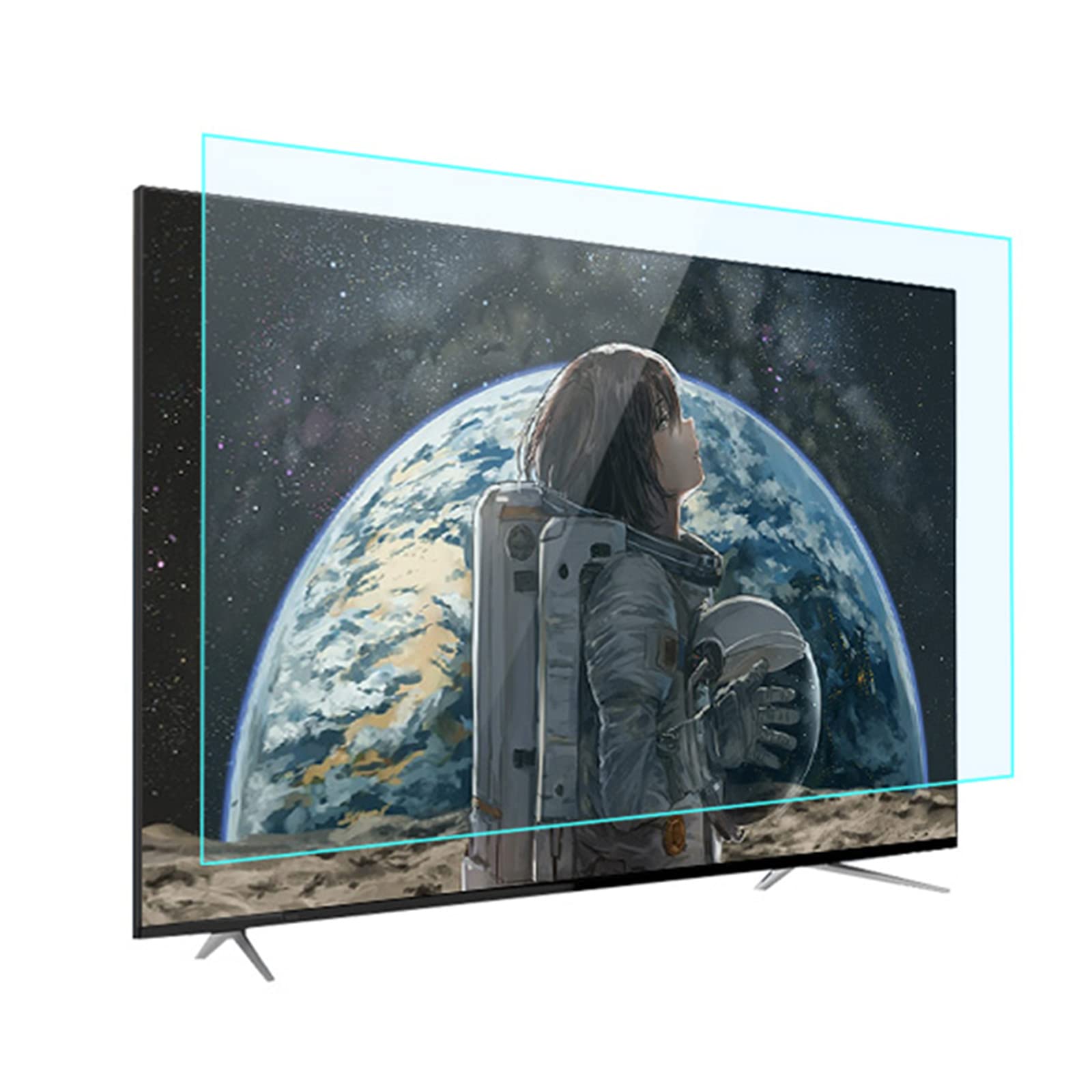 Film protecteur d'écran TV mat anti-éblouissement et anti-lumière bleue 39 pouces
