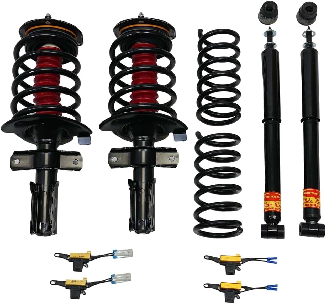 Upgrade Your Car with Our 4-Wheel Air Suspension Conversion Kit compatible with 1993-1996 Cadillac Eldorado 4.6L Deluxe Say Goodbye to Air Suspension Problems
