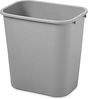Rubbermaid Commercial Products Resin Wastebasket/Trash Can, 7-Gallon/28-...