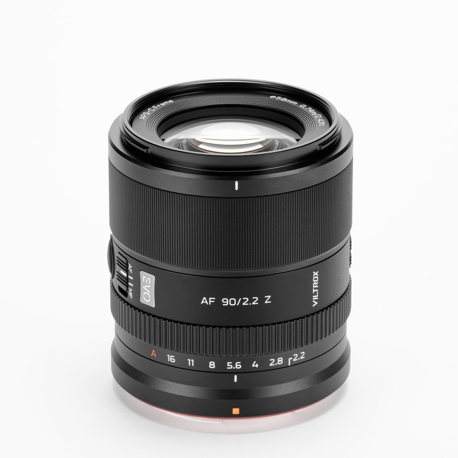 VILTROX 90mm F2.2 Evo Z Objectif pour Nikon Z, Téléobjectif à focale Fixe APS-C avec autofocus pour Nikon Z appareils Photo à Monture Z30 Z50 Z50II ZFC Z5 Z5II Z6 Z6II Z6III Z7 Z7II Z8 Z9 ZF ZR