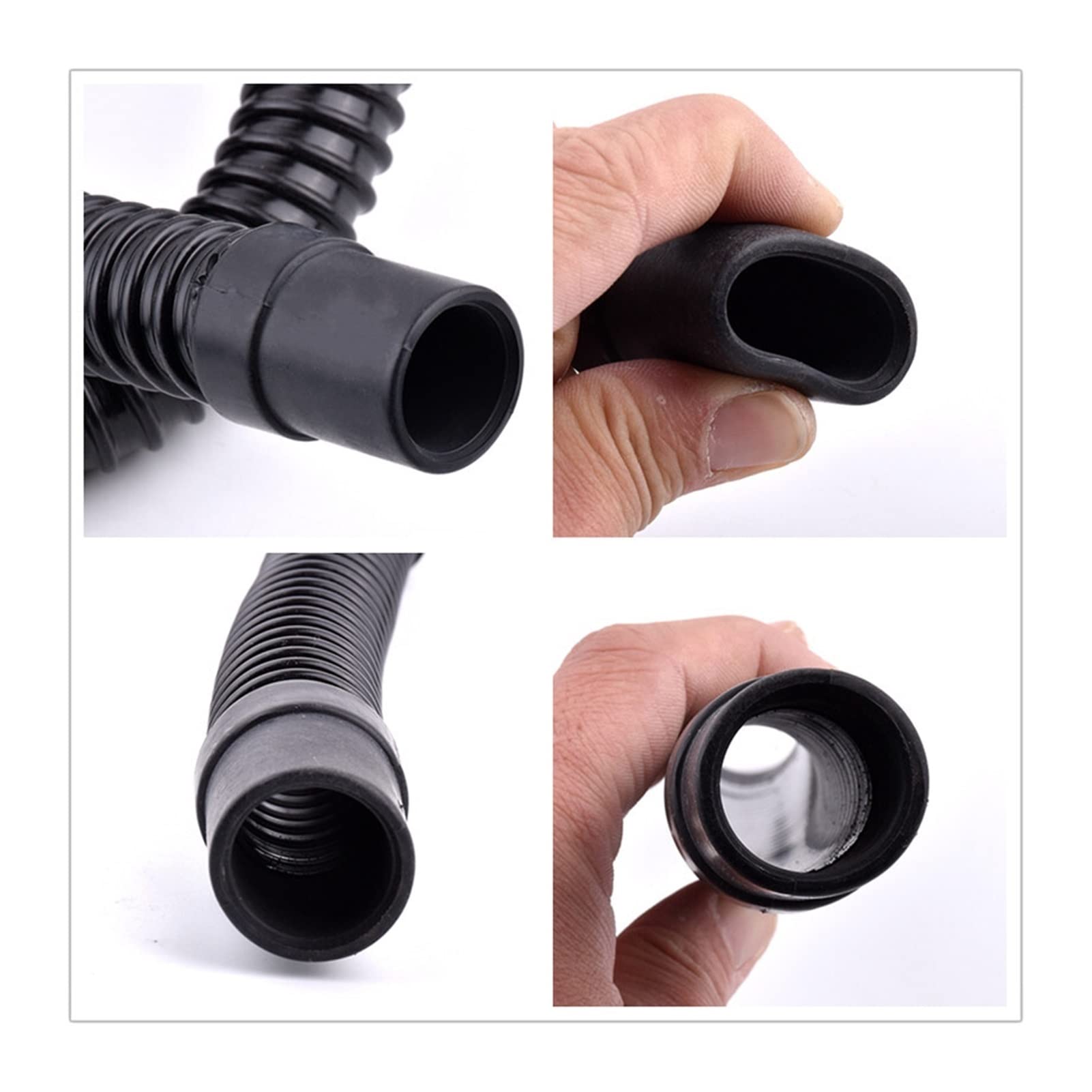 Youngran 25/32/32 / 40mm Acuario Corrugado Tubo de mangueras Durable Tanque De Peces Suministro de Agua Accesorios de tubería Interior Outlet Accesorios Acuario de Acuario Leisurely