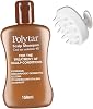 Scalp Shampoo with Silicone Scrubber, 150ml, Coal Tar Treatment for Dry Itchy Scalp