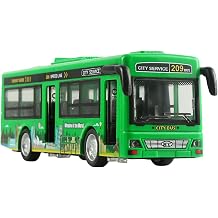 Car Toy Bus Model with Light and Music, Sturdy and Endless Fun, Best Gift for Baby, ABS Large Bath Toy for Kids, Green