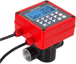 Flow Meter, 1inch Quantitative Oval Gear Flow Meter OGM DN25 High Precision Electronic Fuel Diesel Gasoline Urea Flowmeter Control(PPS Plastic 12V)