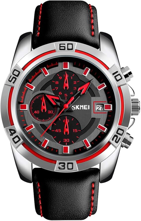 Amazon Achicoo 腕時計 メンズ ウォッチ クォーツ ファッション クォーツ 時計 高級時計 ビジネス 赤 腕時計 腕時計 通販