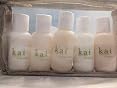 kai Bath And Shower Travel Set, TSA approved, vegan, cruelty free, made in the usa 2 oz
