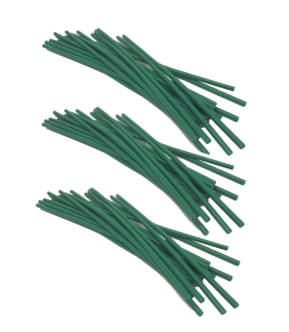 Filo Flessibile per Piante da Giardino, Rivestito in Gomma, Colore: Verde, 60PC