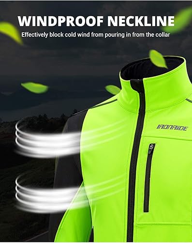 Vista 6 de HEROBIKER Cycling Jacket Bicycle MTB Road Bike Jackets Long Jersey Breathable Reflective Windbreaker Running Gear Golf Biking