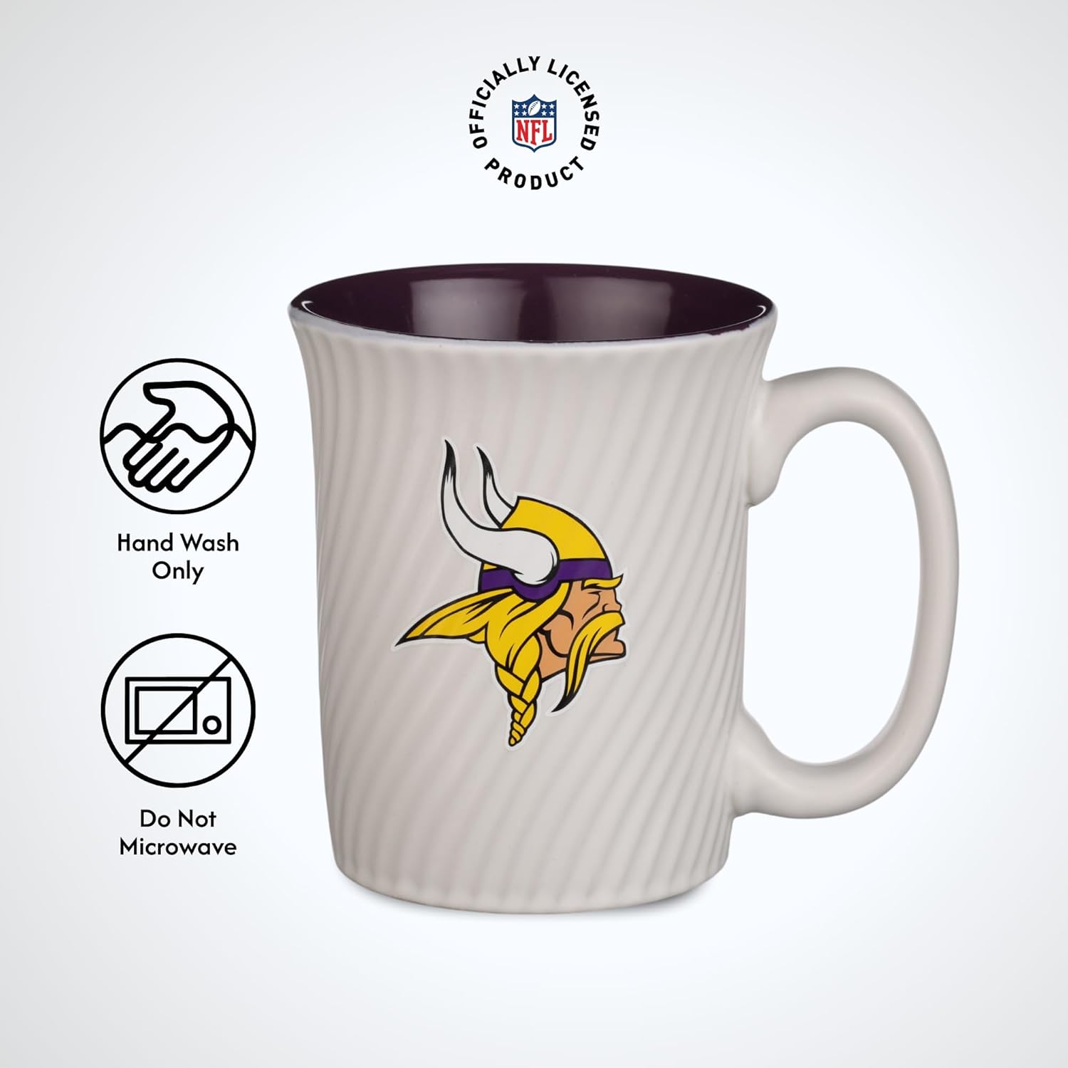 The Memory Company Officially Licensed 15oz Swirl Mug, Minnesota Vikings - Image 7