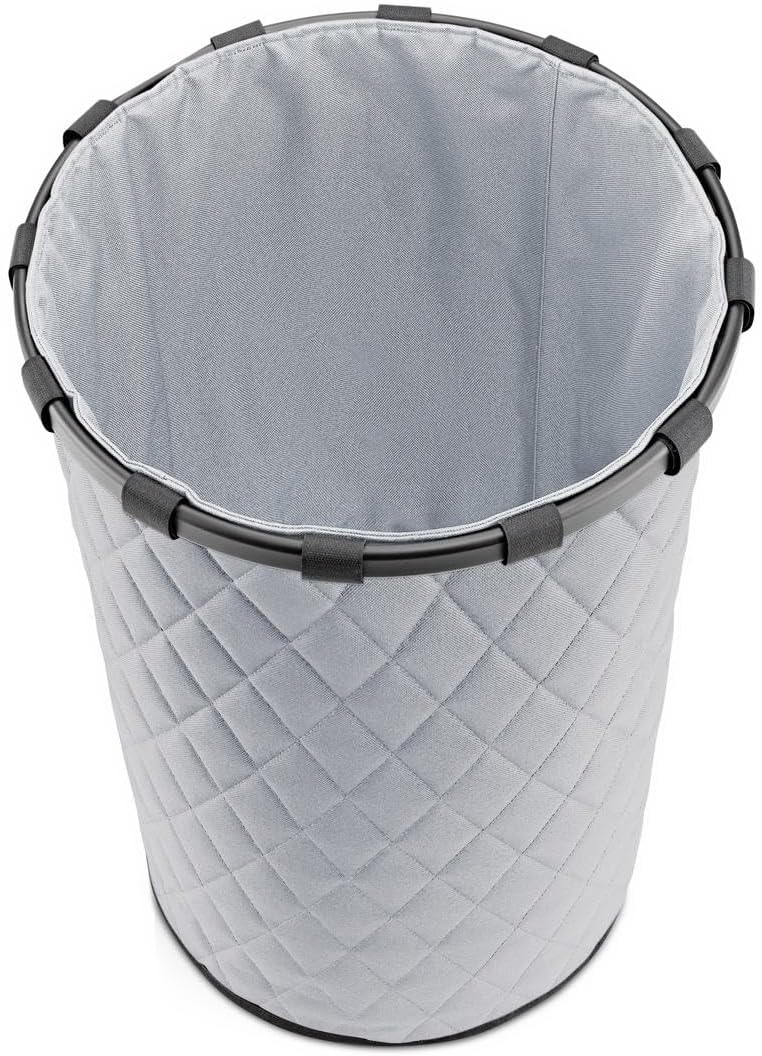 Reisenthel UB7062 HOMEBASKET L FRAME RHOMBUS LIGHT GREY Gym Bag Unisex Adult FRAME RHOMBUS LIGHT GREY Size Unica, Frame Rhombus Light Grey, One Size, Sport